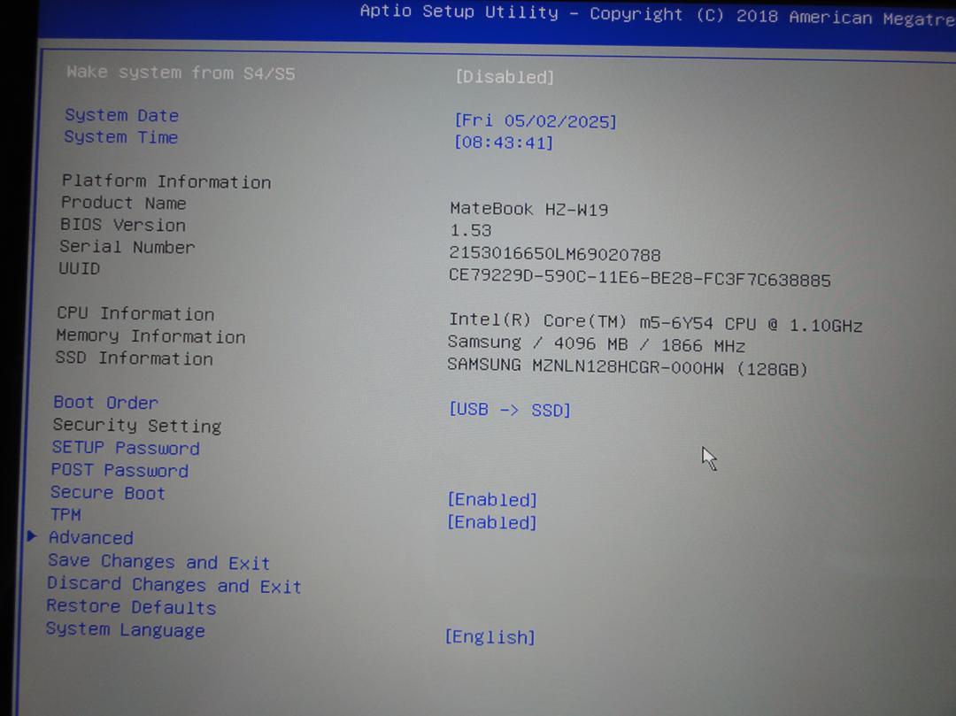 HUAWEI Matebok HZ-W19(ジャンク品） - メルカリ