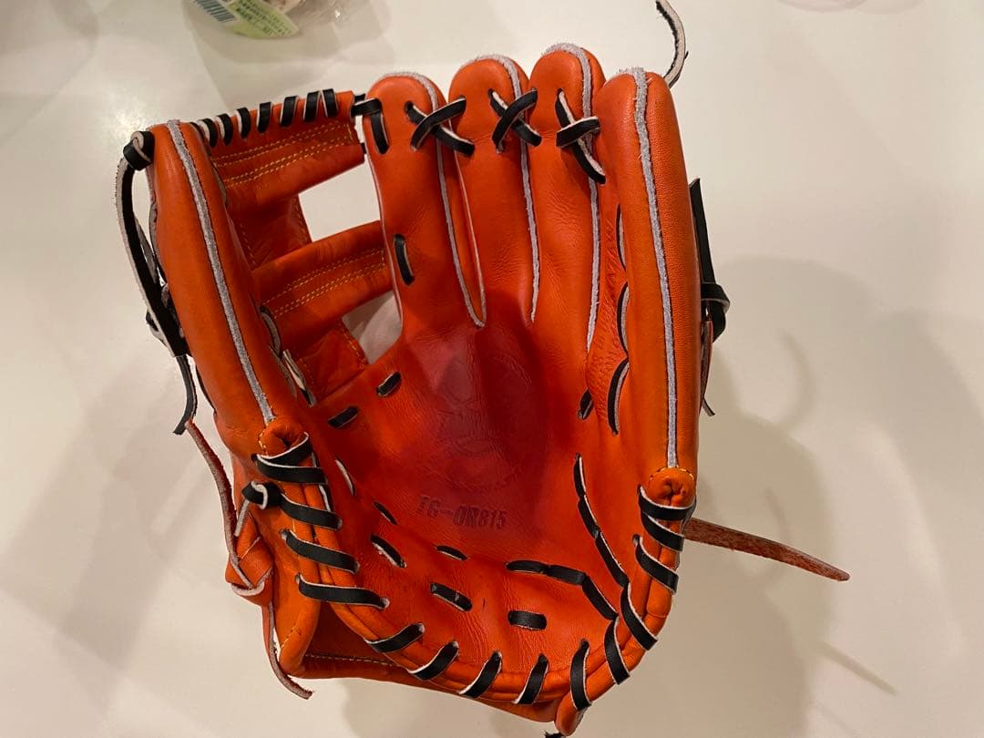 玉澤（タマザワ） ヒーローズ 軟式 内野手用 Dオレンジ TG-OR815