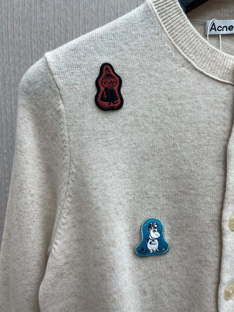 Acne Studios 刺繍バッジ付きカーディガン S