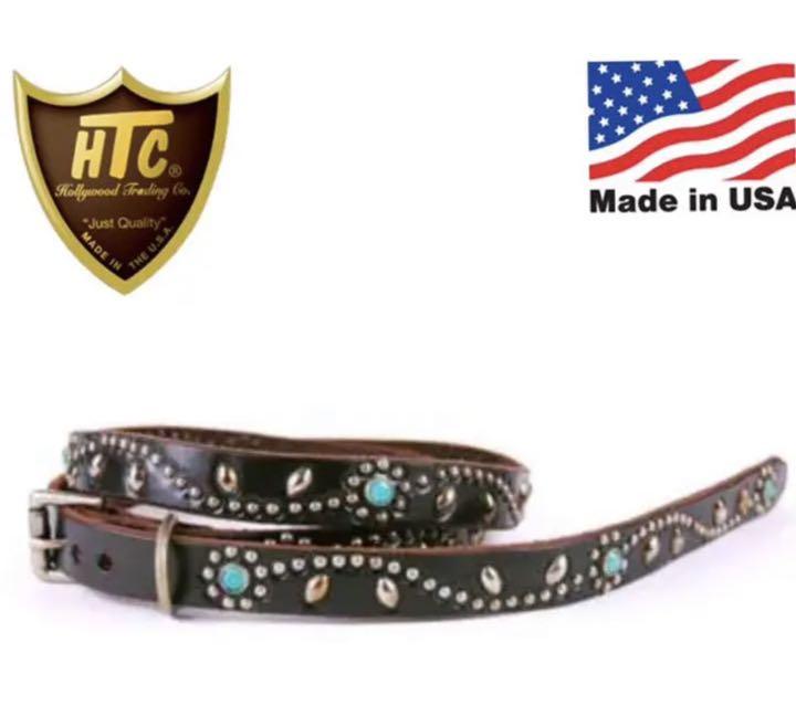 ワトソン様専用 ⭐️新品⭐️HTC⭐️Turquoiseベルト⭐️ブラックレザー⭐️34