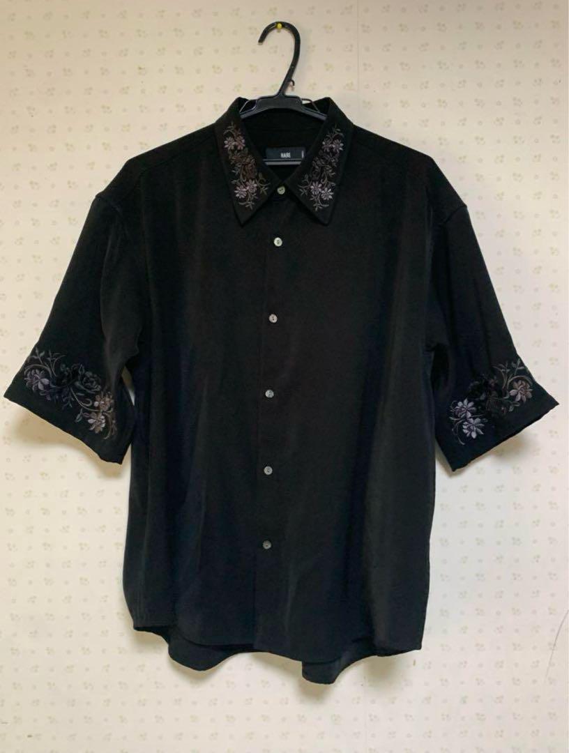 ハレ　トロミシシュウシャツ　ss