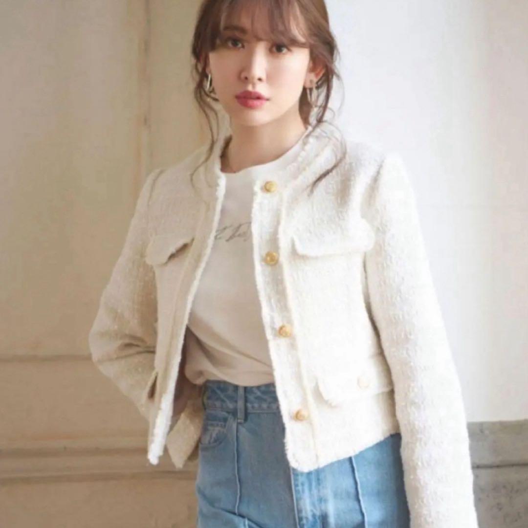 【herlipto】Spring Tweed Jacket