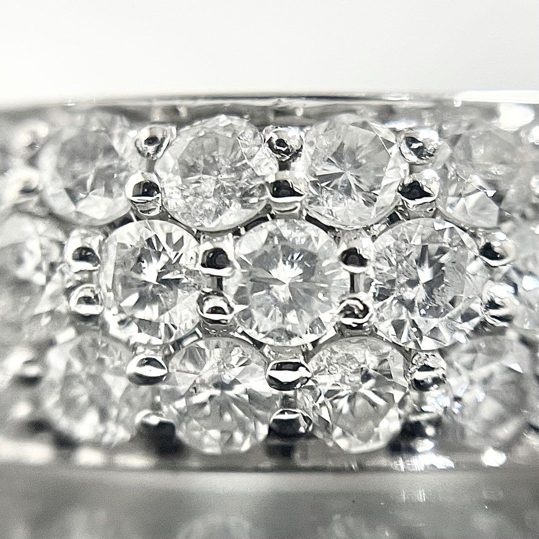 Pt900 ダイヤモンド 1.00ct パヴェ ダイヤ リング 指輪 プラチナ