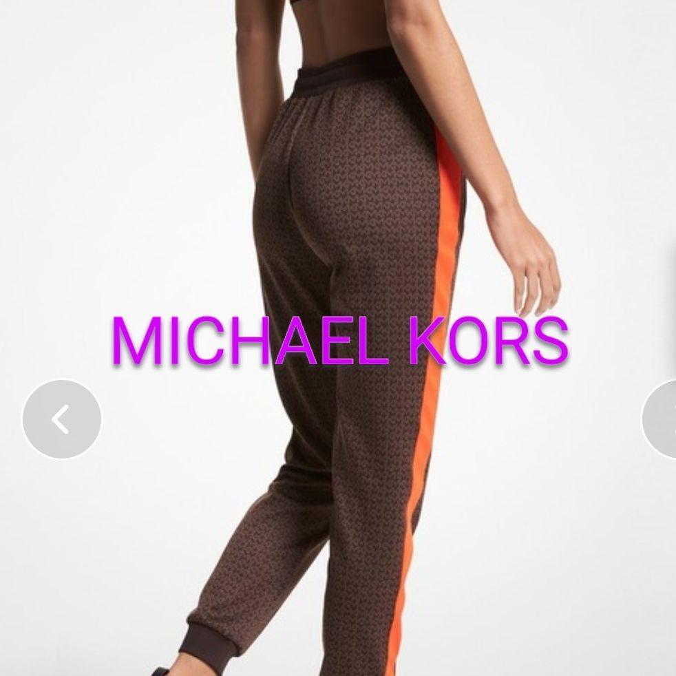 MICHAEL MICHAEL KORS ロゴストレッチ ジョガーパンツ L MICHAEL MICHAEL KORS ロゴストレッチ ジョガーパンツ L