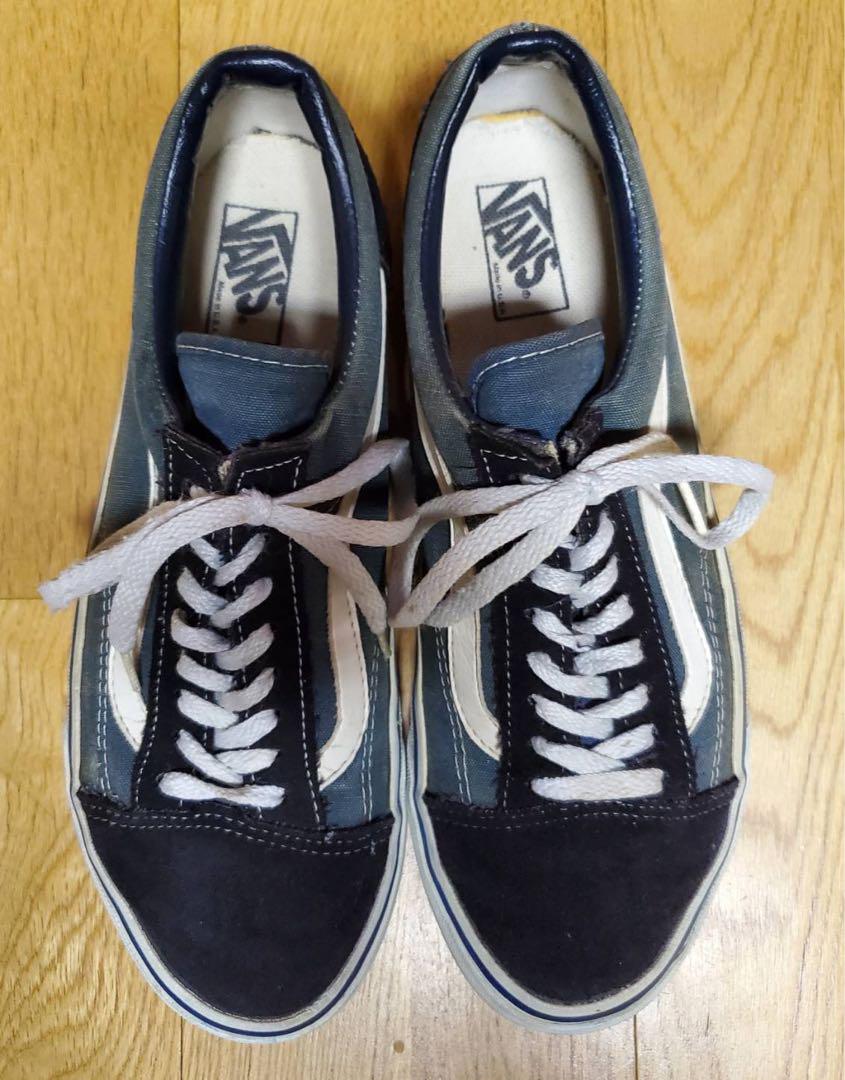 VANS オールドスクール 90s USA製 ネイビー 28.5cm ビンテージ