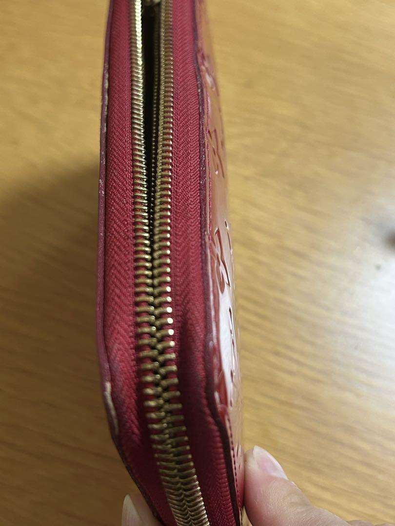 【期間限定】 美品です！】VUITTONヴィトン長財布 エナメル ボルドー 赤 小物