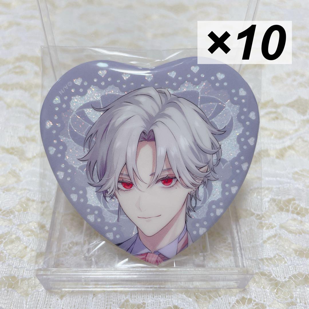 Prism Heart June Bride】ランダムハート型缶バッジ Aグループ