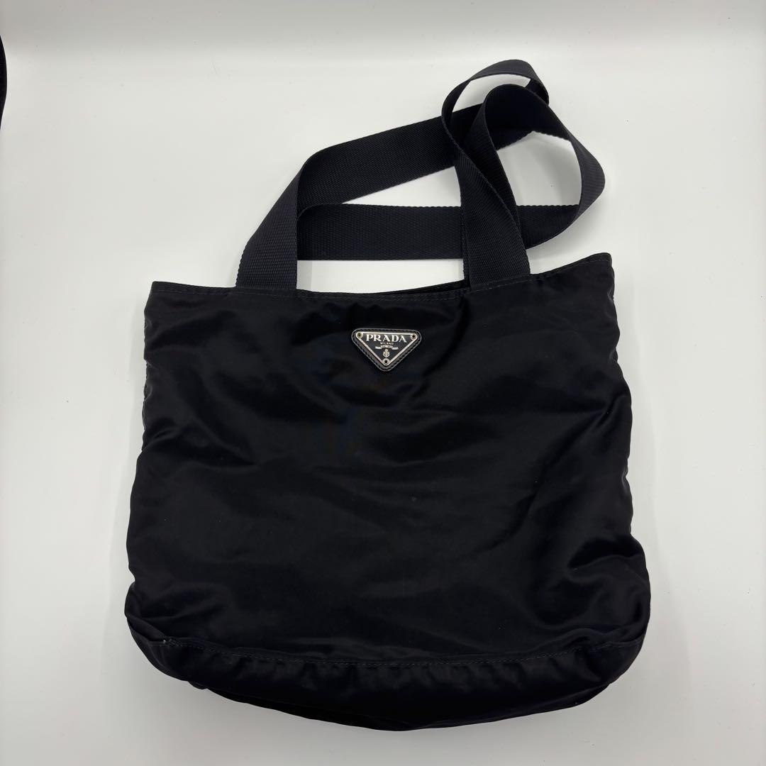 PRADA プラダ ナイロン ブラック トートバッグ ハンドバッグ