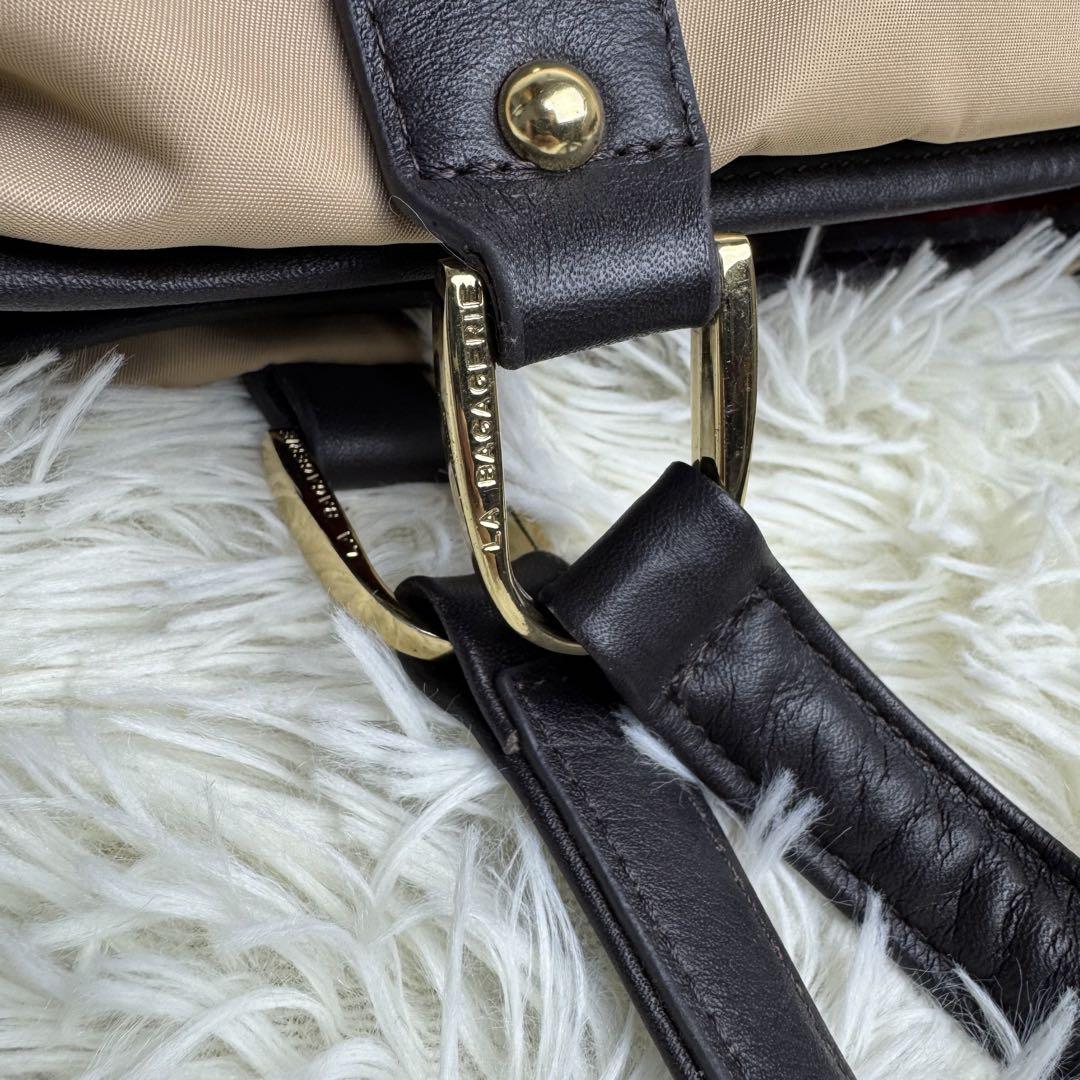 LA BAGAGERIE ラバガジュリー　ショルダーバッグ 2WAY 金具 A4