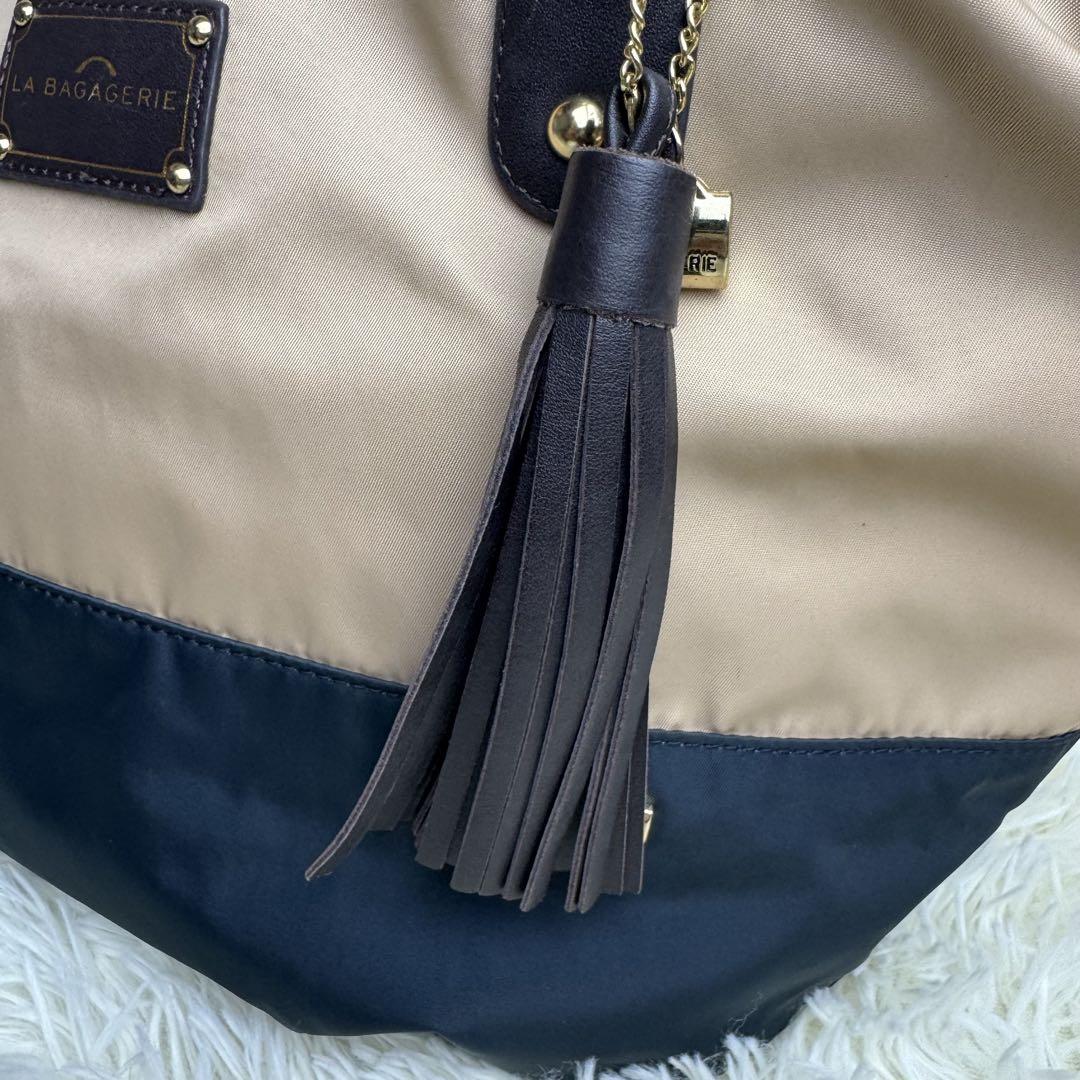 LA BAGAGERIE ラバガジュリー　ショルダーバッグ 2WAY 金具 A4