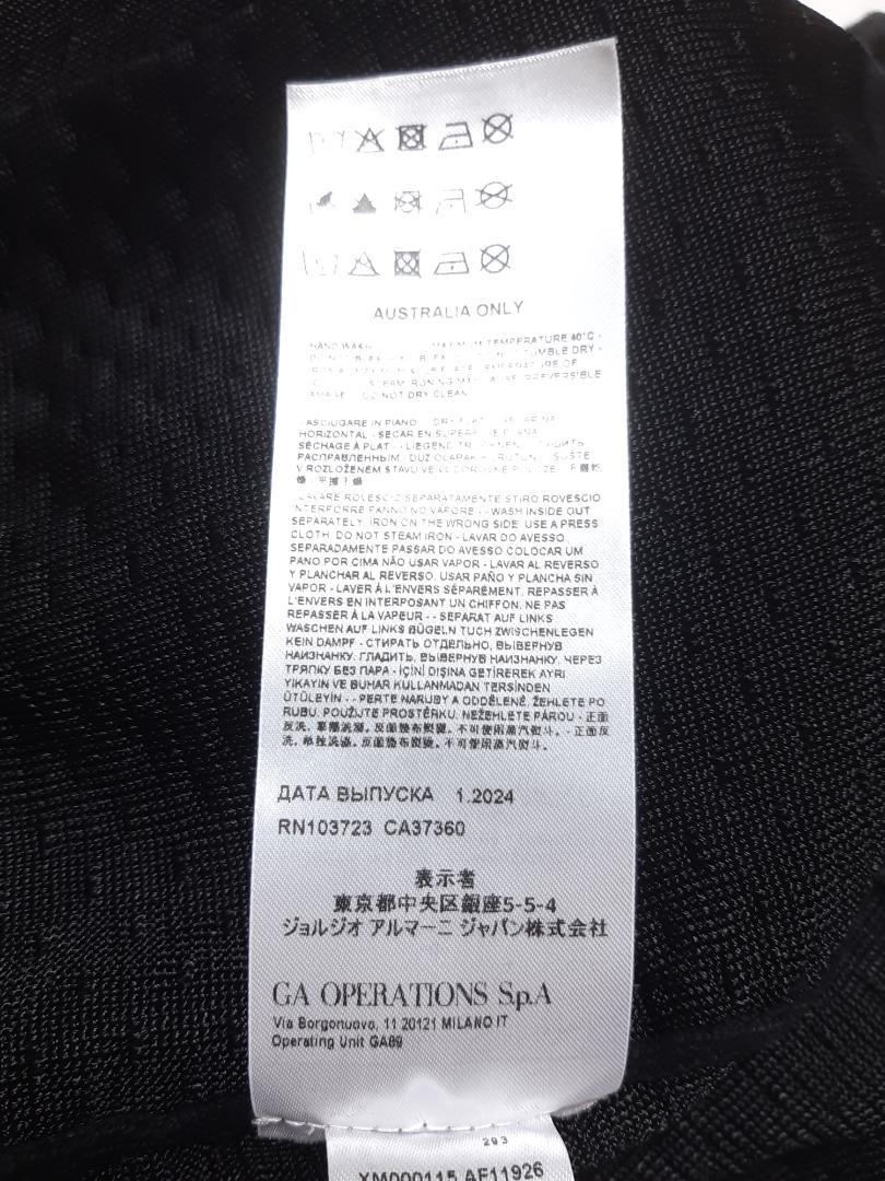 【新品】アルマーニエクスチェンジ　メンズ・黒タートルネックニット　XL・52相当