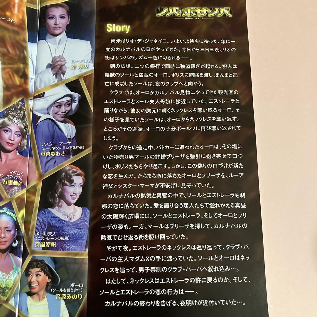星組 宝塚大劇場公演 ミュージカル・ショー ノバ・ボサ・ノバ-盗