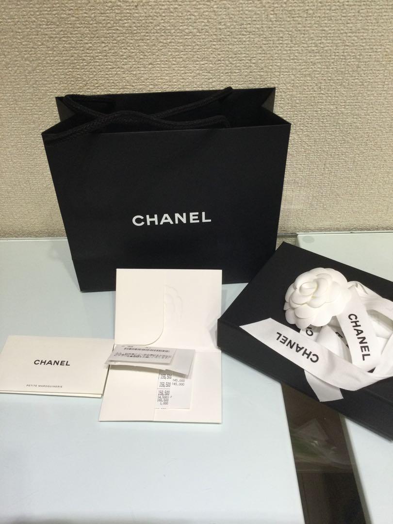 CHANEL ホワイト三つ折り財布 レア商品 小物