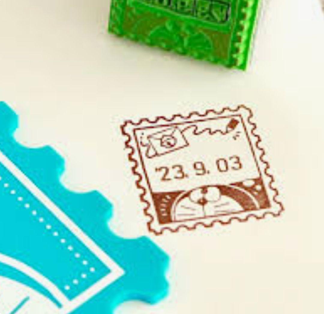 ドラえもん 郵便局限定 日付印 切手 - メルカリ