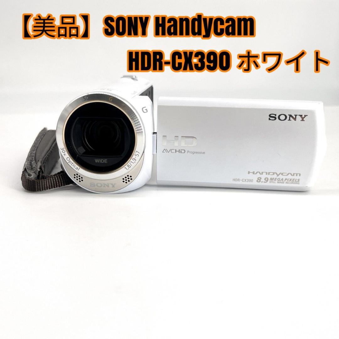 SONY Handycam HDR-CX390 ホワイト
