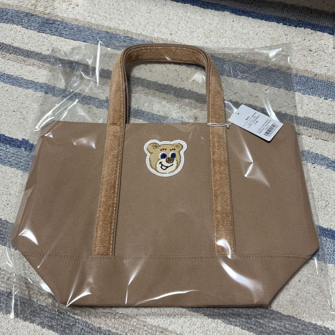 【美品】フェイラー オールドテディ ワッペン トートバッグ 小 ベージュ フェイラー ワッペントートバッグ オールドテディ ベージュ 小