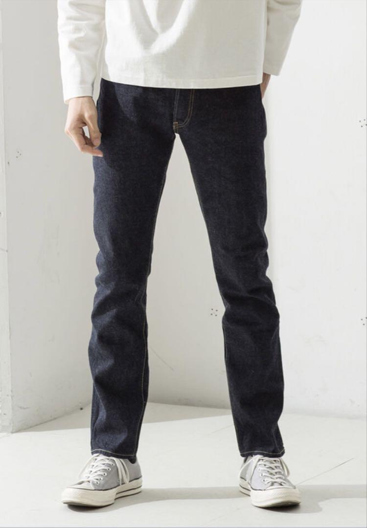 濃紺 DENIME SLIM STR TYPE2 スリム デニムパンツ ジーンズ