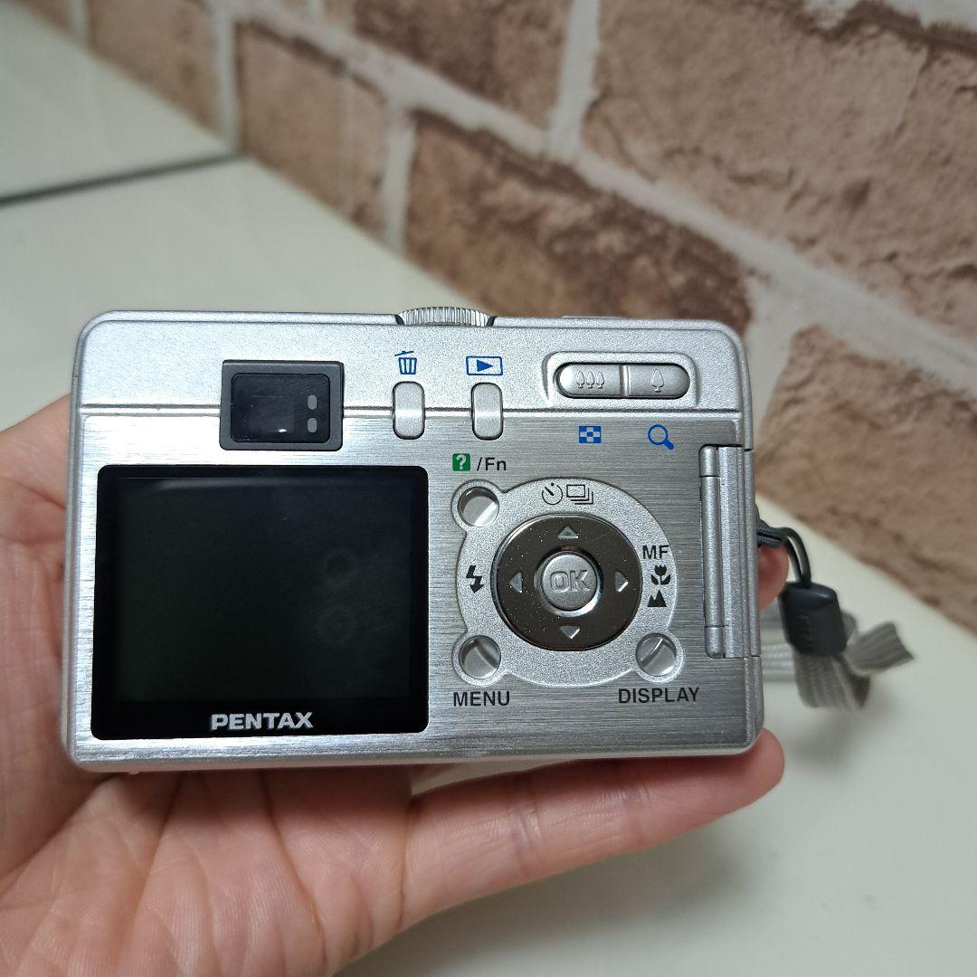 美品✨PENTAX Optio s50✨動作確認済 スマホ転送OK 単三電池