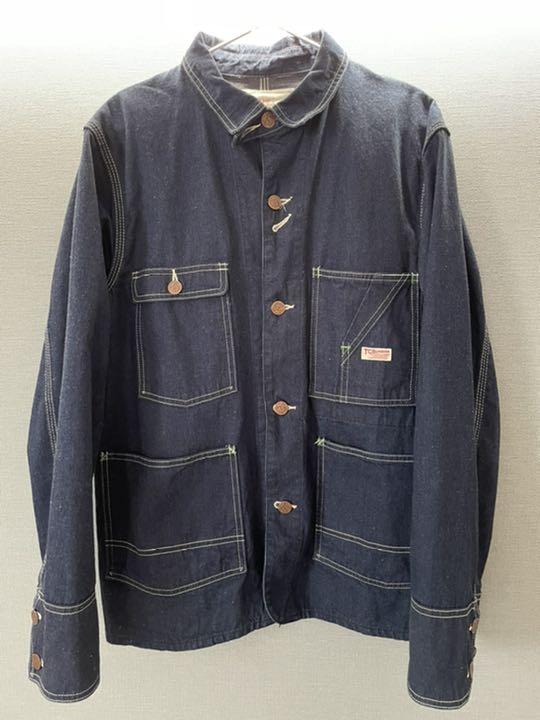 TCBジーンズ　TABBYS JACKET 10oz DENIM 　38