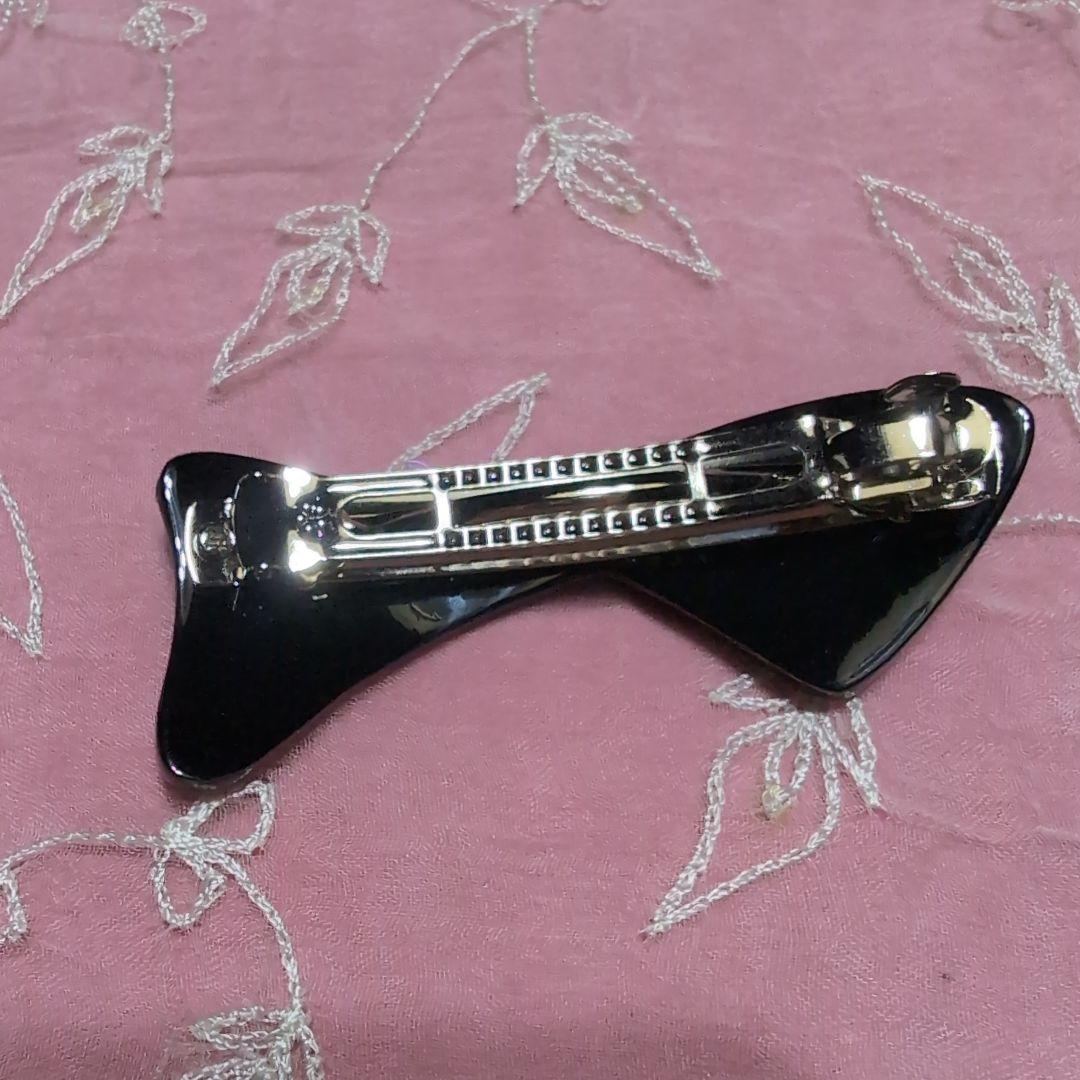 本鼈甲水もく付きバレッタ目立った傷や汚れなし