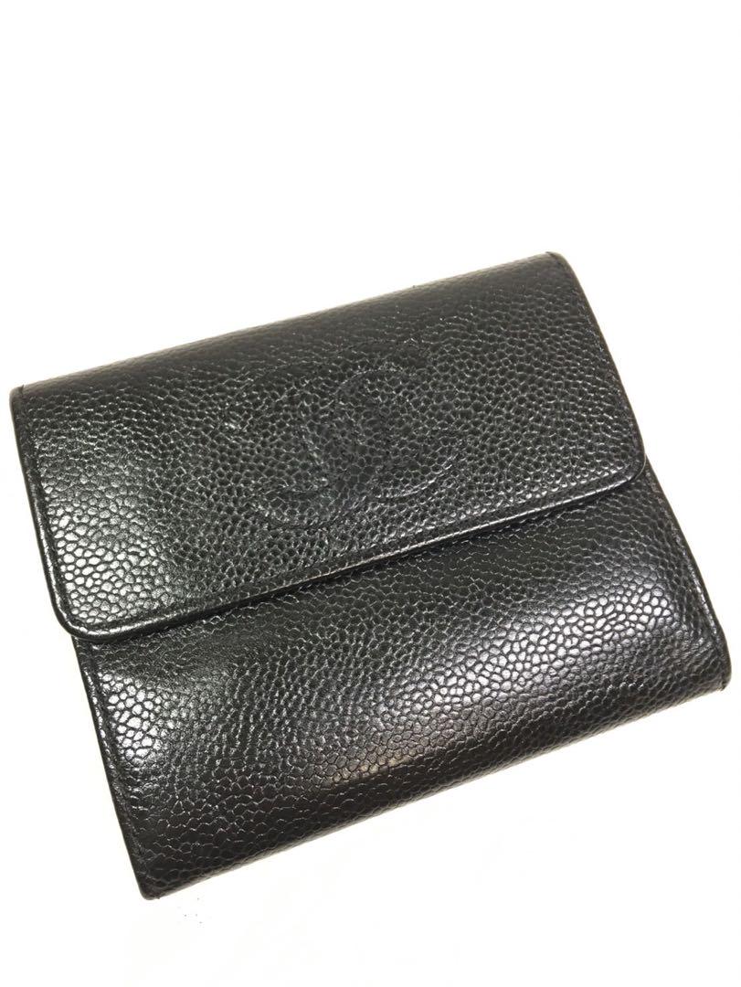 シャネル キャビアスキン ココマーク 財布 画像1