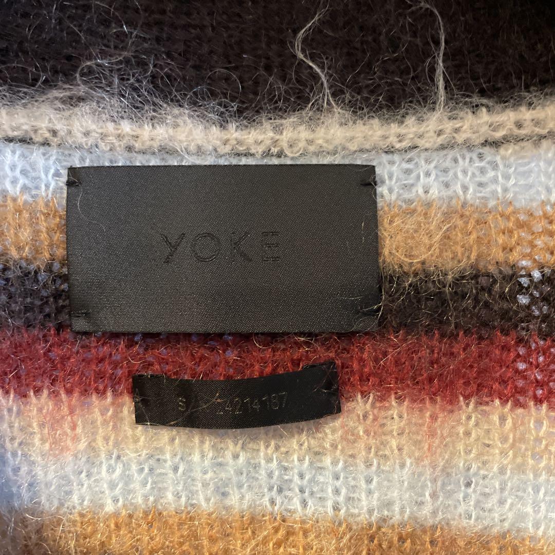 YOKE ブラウン×レッド カーディガン サイズ2