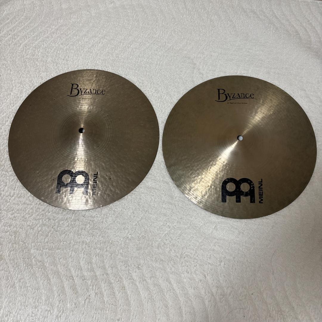 Meinl Byzance 14インチ ハイハットシンバル Medium