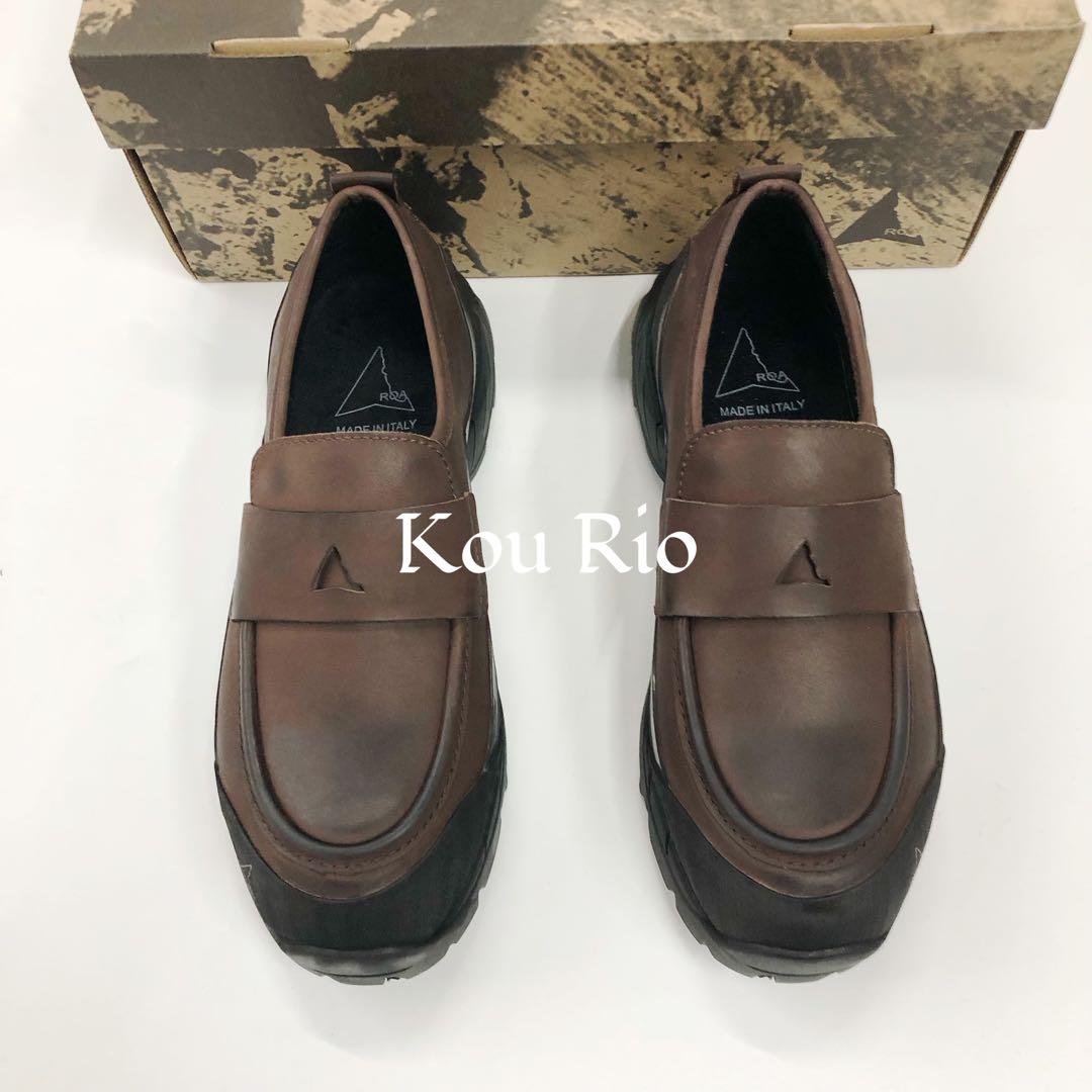 ROA LOAFER レザー ローファー ブラウン