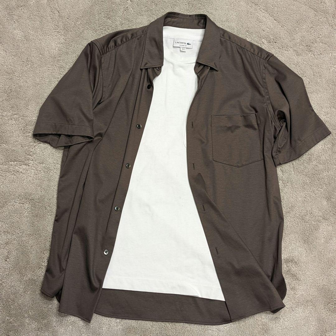 ユナイテッドアローズ　ブラウン 半袖シャツ