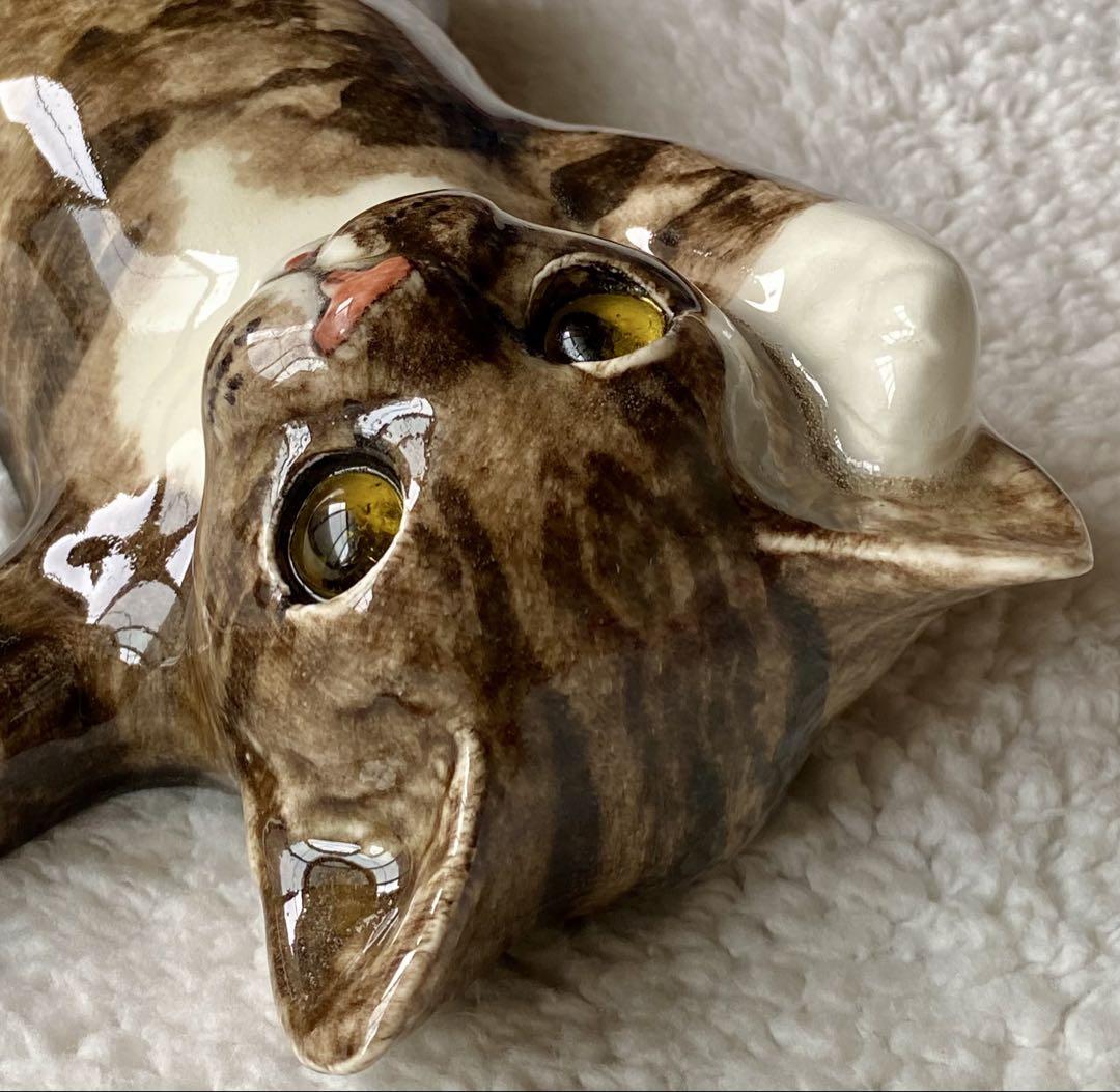 ウィンスタンレイキャット　ヴィンテージ　キジトラ仰向け猫❣️ ☘️サイズ「4」☘️