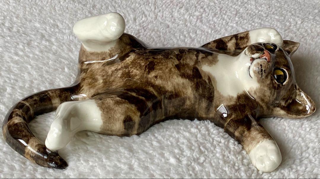 ウィンスタンレイキャット　ヴィンテージ　キジトラ仰向け猫❣️ ☘️サイズ「4」☘️
