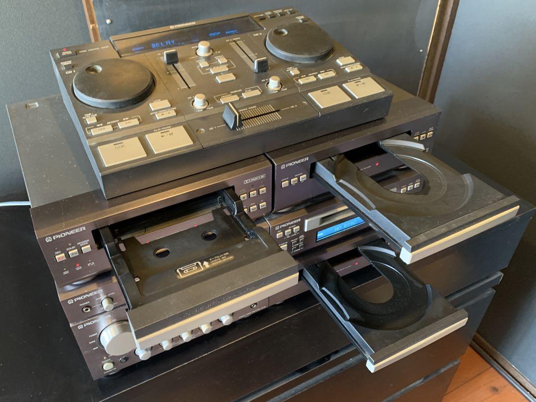 動作品 Pioneer CDJ X-RMX99 MD カセットデッキ フルセット