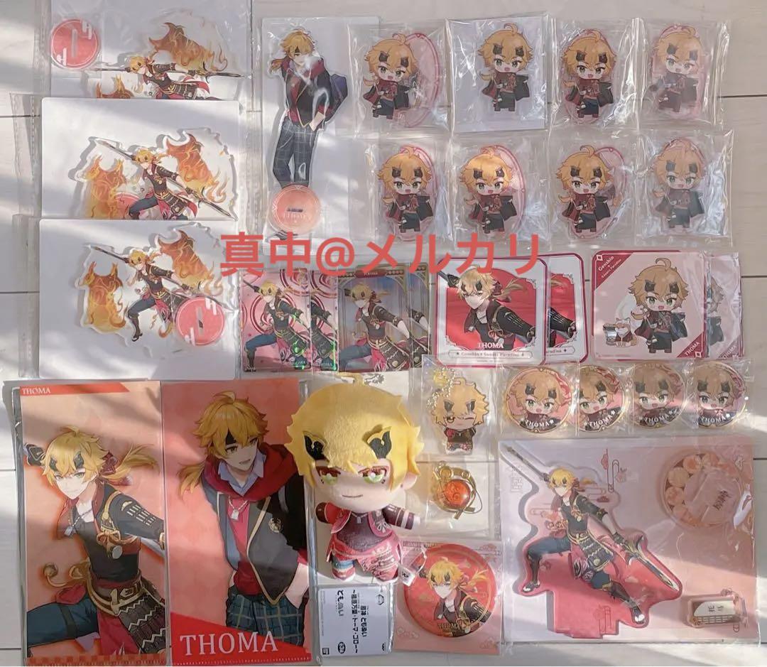 原神 トーマ アクスタ 缶バッジ まとめ売り