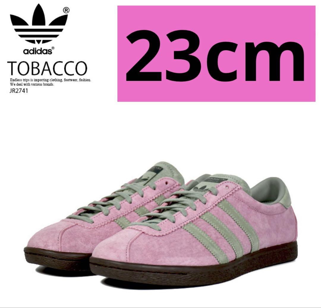 【新品未使用】adidas タバコ ピンクJR2741 23cm