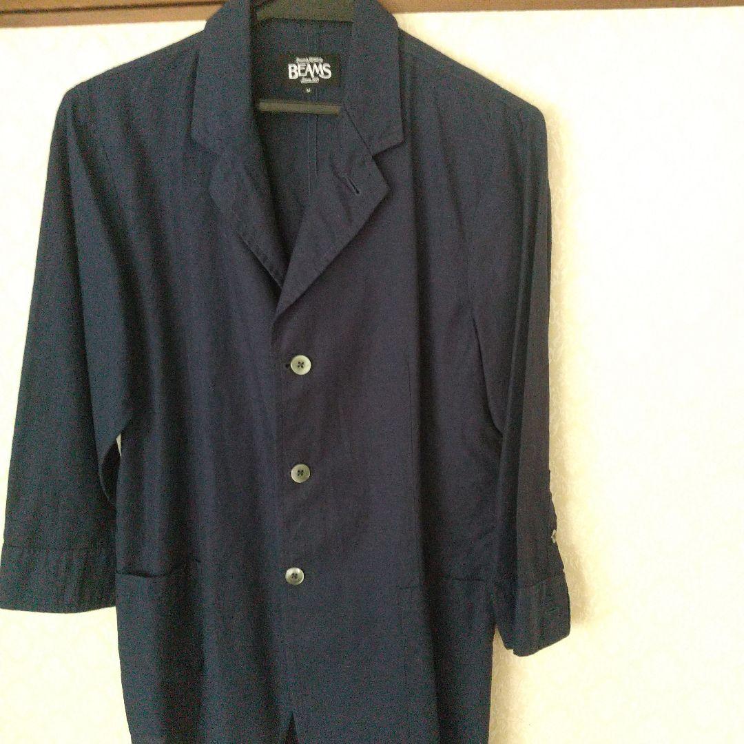 BEAMS ビームス ネイビー 七分袖カットソー M
