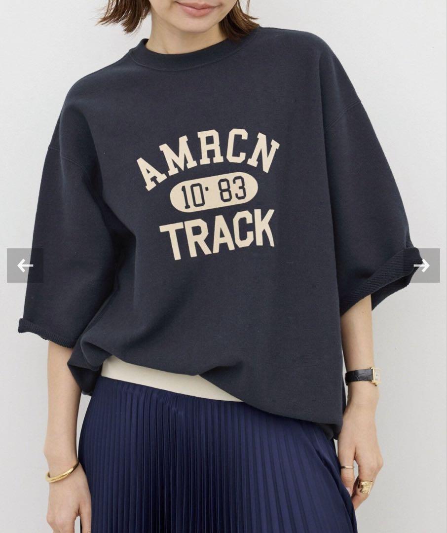 トップス AMERICANA HALF SLEEVE SWEAT AMERICANA/アメリカーナ】 HALF SLEEVE SWEAT トップス