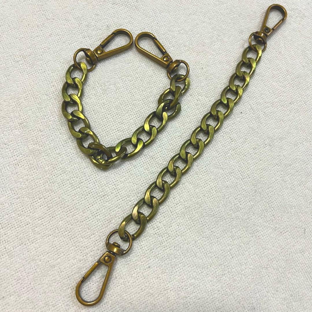 PH PandaHall バッグチェーン 持ち手 2本入り 20.5cm