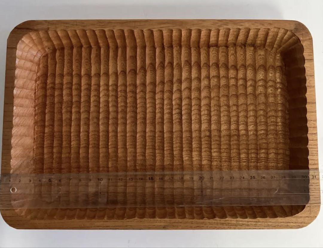 値下げ我谷風盆　約31.5cm×約21cm×約3.5cm