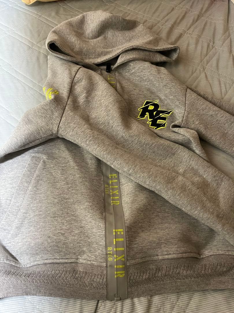 アダムスジャグラー rteg セットアップグレー パーカーとパンツセットS adamsJUGGLER