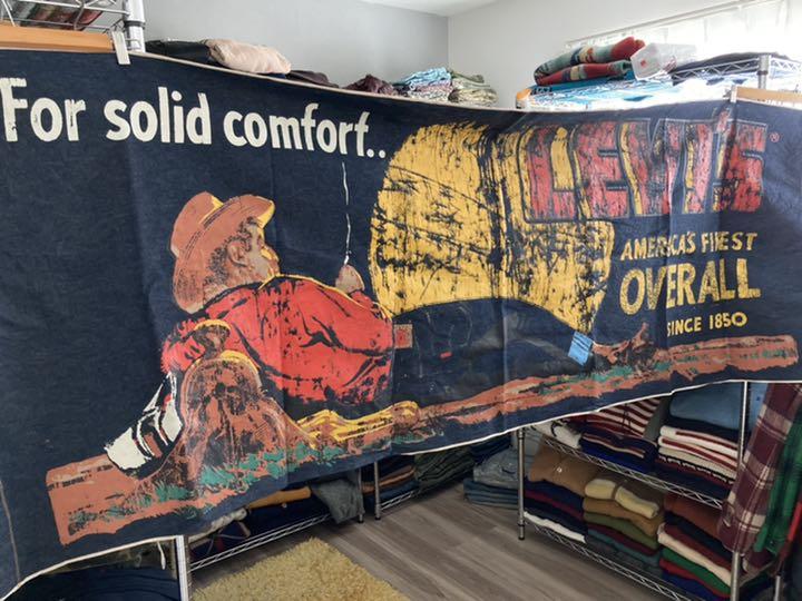 50s levi's  denim banner vintage バナー