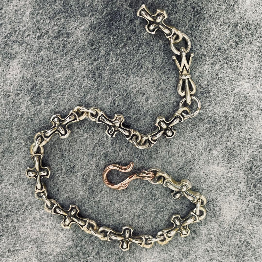 フックブレスレット クロスチェーンArpege