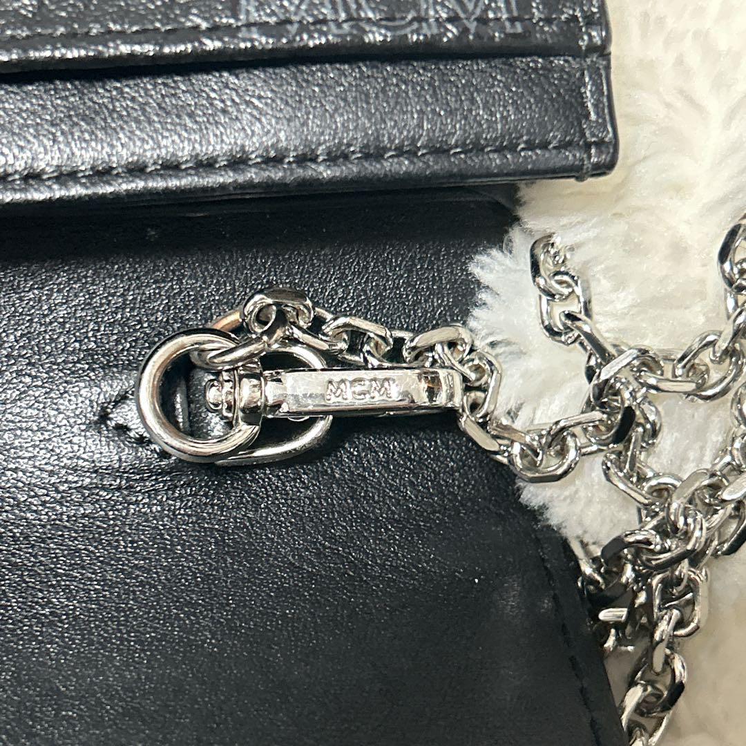 エム・シー・エム MCM ロゴグラム チェーン ウォレット