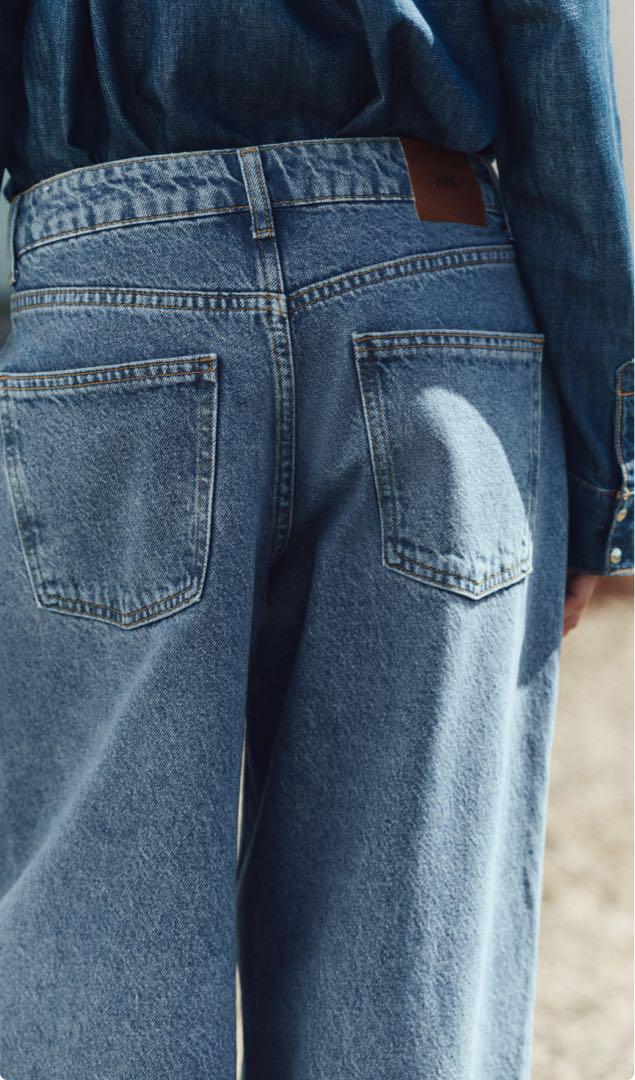 【ZARA】Z1975 バギー ミッドライズデニムパンツ 6147/075/427 ZARA Z1975 バギー ミッドライズデニムパンツ - メルカリ