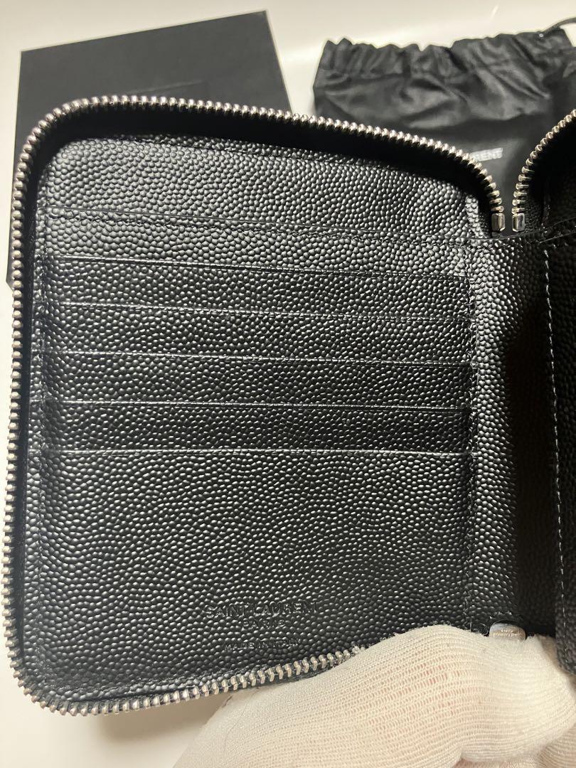 超希少 激安 超美品 サンローラン 二つ折り財布 ラウンドファスナー