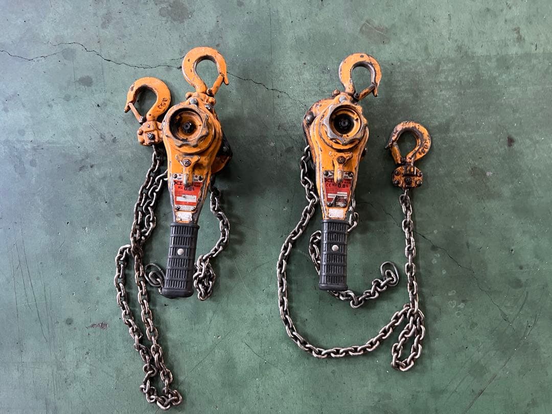 キトー　kito レバーブロック　0.8t 2丁　セット