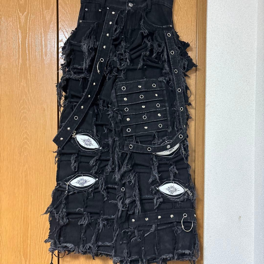 UNIZ BLACK MONSTER PANTS opium 0サイズ UNIZ BLACK MONSTER PANTS opium 0サイズ