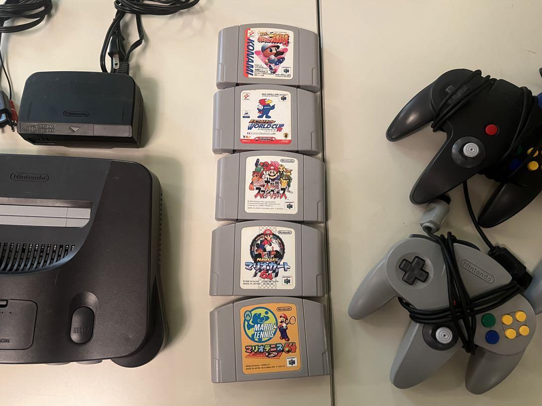 ニンテンドー64 本体　カセット5種