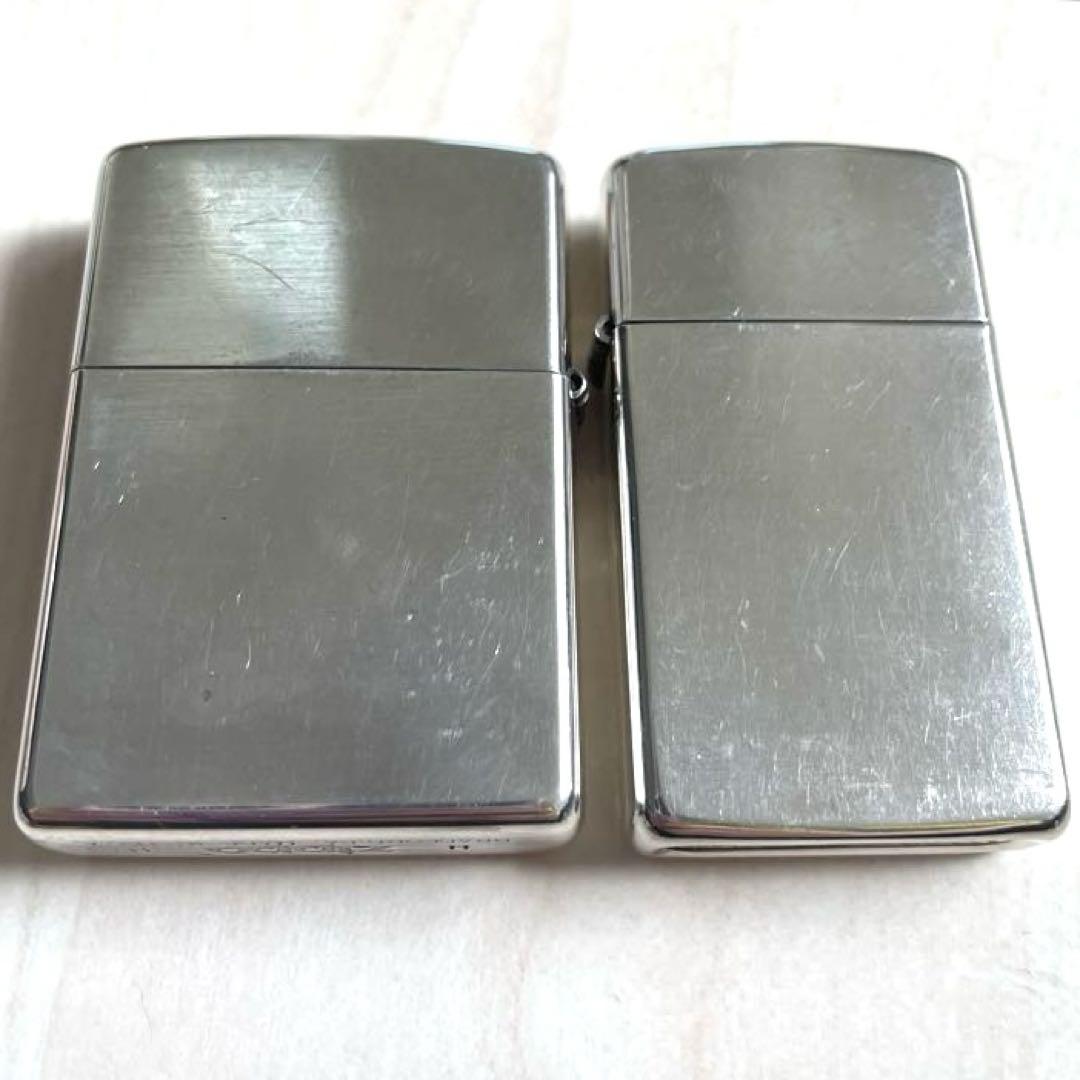 ペアセット♡【ZIPPO】オイルライター　レギュラー・スリム　バタフライ　お揃い