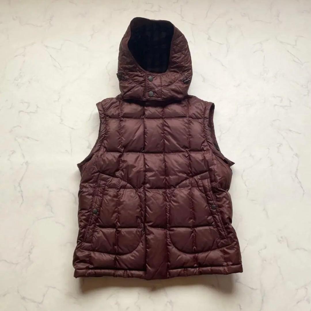 バーバリーロンドン ダウンジャケット メガチェック Mサイズ 3WAY フード