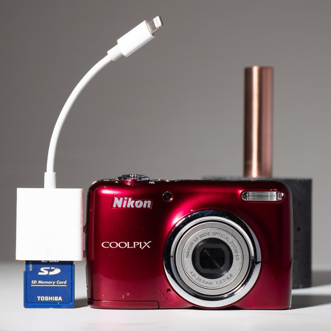 Amazon | NikonデジタルカメラCOOLPIX L23 レッド L23RD